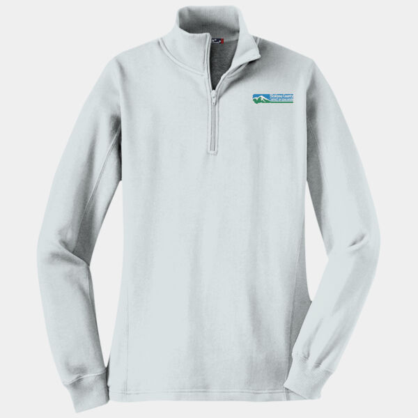 Ladies 1/4 Zip Sweatshirt Thumbnail