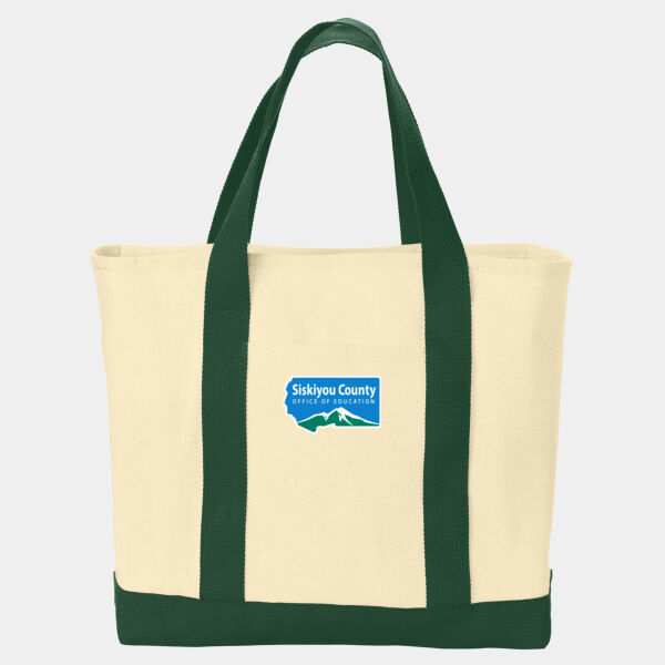 Two Tone Shopping Tote Thumbnail
